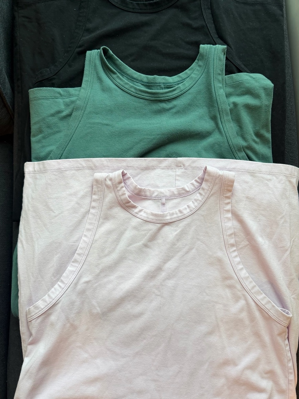 A New Day 3-Pack Mini Tank Dresses – Pink Green Black – Comfy